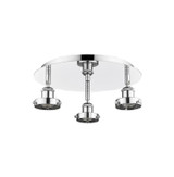 Semi-Flush Mts. Multi-port/Cluster by Innovations ( 405 | 916-3C-PC Ballston Urban ) 