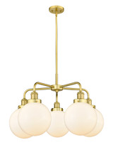 Mid. Chandeliers Glass Down by Innovations ( 405 | 916-5CR-SG-G201-8 Ballston Urban ) 