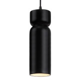 Mini Pendants Cable by Justice Designs ( 102 | CER-6510-CRB-MBLK-BKCD-LED1-700 Radiance ) 
