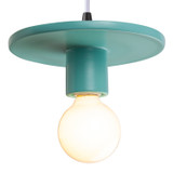 Mini Pendants Cable by Justice Designs ( 102 | CER-6320-RFPL-MBLK-WTCD Radiance ) 