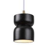 Mini Pendants Cable by Justice Designs ( 102 | CER-6500-CRB-ABRS-WTCD Radiance ) 