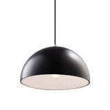 Pendants Glass Down by Justice Designs ( 102 | CER-6250-CRB-NCKL-BKCD Radiance ) 