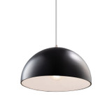 Pendants Glass Down by Justice Designs ( 102 | CER-6250-CRB-NCKL-WTCD Radiance ) 