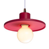Mini Pendants Metal Shade by Justice Designs ( 102 | CER-6325-CRSE-DBRZ-WTCD Radiance ) 