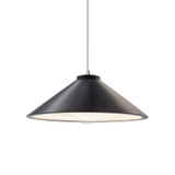 Pendants Metal Shade by Justice Designs ( 102 | CER-6240-CRB-CROM-WTCD Radiance ) 