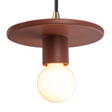 Mini Pendants Cable by Justice Designs ( 102 | CER-6320-CLAY-ABRS-BKCD Radiance ) 