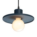 Mini Pendants Metal Shade by Justice Designs ( 102 | CER-6325-MID-MBLK-BKCD Radiance ) 