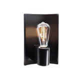 Sconces Single Glass by Justice Designs ( 102 | CER-7061-CRB-BRSS Ambiance ) 