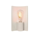 Sconces Single Glass by Justice Designs ( 102 | CER-7061-MAT-BRSS Ambiance ) 