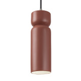 Mini Pendants Cable by Justice Designs ( 102 | CER-6510-CLAY-NCKL-BKCD-LED1-700 Radiance ) 