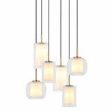 Mid. Chandeliers Multi-Port/Cascade by Maxilite ( 501 | MX 2132C6A23 Kelly ) 