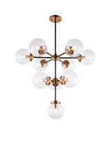 Mid. Chandeliers Starburst by Matteo Lighting ( 423 | C72310AGCL Maru ) 