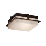 Exterior Ceiling Mount by Justice Designs ( 102 | CLD-7560W-DBRZ Clouds ) 
