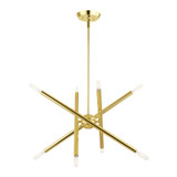 Mid. Chandeliers Starburst by Livex Lighting ( 107 | 46774-02 Soho ) 