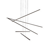 Pendants Glass Down by Kuzco Lighting ( 347 | MP18205-BK Vega Minor ) 