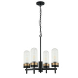 Mini Chandeliers Glass Shade by Maxilite ( 501 | MX 1560-4Y72 Daze-Clear ) 