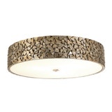 Flush Mounts Drum Shade by Lucas + McKearn ( 175 | FM1158S-RD-20 Mosaic ) 