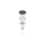 Mid. Chandeliers Glass Down by Kuzco Lighting ( 347 | MP75113-BK Motif ) 
