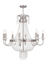 Mid. Chandeliers Candle by Livex Lighting ( 107 | 51848-91 Valentina ) 