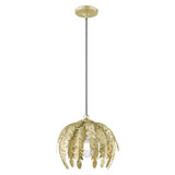 Pendants Metal Shade by Livex Lighting ( 107 | 41231-28 Acanthus ) 