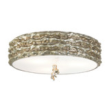 Flush Mounts Drum Shade by Lucas + McKearn ( 175 | FM1238S-16 Trellis ) 