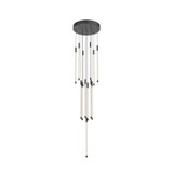 Mid. Chandeliers Glass Down by Kuzco Lighting ( 347 | MP75121-BK Motif ) 