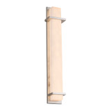 Exterior Wall Mt./Flush by Justice Designs ( 102 | CLD-7616W-NCKL Clouds ) 