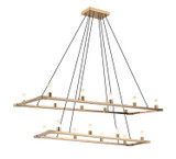 Linear/Island 4 Light + by Matteo Lighting ( 423 | C75218AG Cascadian ) 