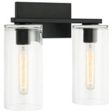 Bathroom Fixtures Two Lights by Matteo Lighting ( 423 | W32502MB Lincoln ) 