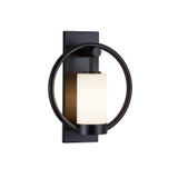 Exterior Wall Mount by Justice Designs ( 102 | CLD-7732W-MBLK Clouds ) 