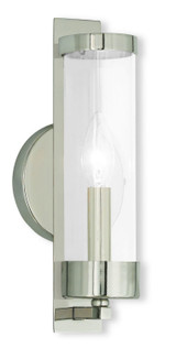Sconces Single Glass by Livex Lighting ( 107 | 10141-35 Castleton ) 