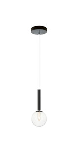Mini Pendants Glass Down by Matteo Lighting ( 423 | C75301BKCL Stellar ) 