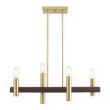 Linear/Island 4 Light + by Livex Lighting ( 107 | 46864-12 Helsinki ) 