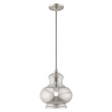 Mini Pendants Cable by Livex Lighting ( 107 | 41243-91 Hand Blown Art Glass Mini Pendants ) 