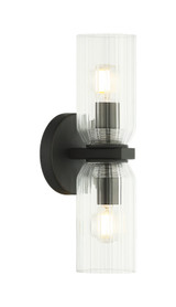 Sconces Double Glass by Matteo Lighting ( 423 | W34012MB Westlock ) 