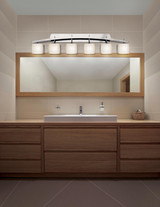 Bathroom Fixtures Five+Lights by Justice Designs ( 102 | POR-8596-30-PLET-CROM Limoges ) 