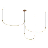 Large Chandeliers Glass Shade by Kuzco Lighting ( 347 | MP89390-BG-UNV Talis ) 
