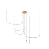 Large Chandeliers Multi-Port/Cascade by Kuzco Lighting ( 347 | MP89570-BG-UNV Talis ) 