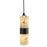 Mini Pendants Glass Down by Justice Designs ( 102 | FAL-8758-12-DBRZ-LED2-1400 LumenAria ) 