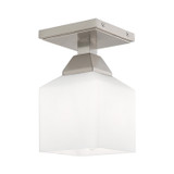 Semi-Flush Mts. Glass Down by Livex Lighting ( 107 | 10280-91 Aragon ) 