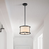 Mini Pendants Drum Shade by Lucas + McKearn ( 175 | GN/LEMURIA/MP-BLK Lemuria ) 
