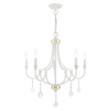Mid. Chandeliers Candle by Livex Lighting ( 107 | 41275-03 Glendale ) 