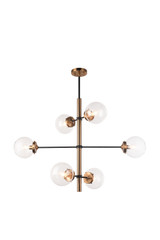 Mid. Chandeliers Glass Down by Matteo Lighting ( 423 | C78106AGCL Enchant ) 