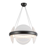 Pendants Glass Down by Kuzco Lighting ( 347 | CH13922-UBCR-UNV Taurus ) 