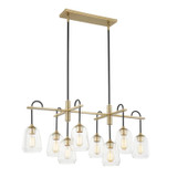 Linear/Island Geometric/Linear by Justice Designs ( 102 | FSN-8108-CLER-MBBR Fusion ) 