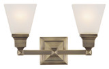 Bathroom Fixtures Two Lights by Livex Lighting ( 107 | 1032-01 Mission ) 