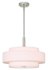 Pendants Drum Shade by Livex Lighting ( 107 | 52137-91 Meridian ) 