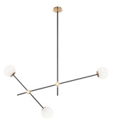 Linear/Island 3 Light Bar by Matteo Lighting ( 423 | C78713AGOP Cosmic ) 