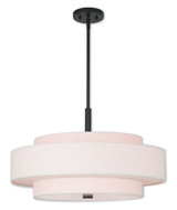 Pendants Drum Shade by Livex Lighting ( 107 | 52138-92 Monroe ) 