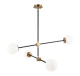 Large Chandeliers Glass Shade by Matteo Lighting ( 423 | C78714AGOP Cosmic ) 